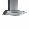 Circus Curved Glass Wall Mounted Extractor 60cm Photo