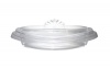 Clear Acrylic Oval Tray with Lid Photo