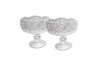 Glass Crystal Dessert Bowls - Set of 2 - 5258 Photo