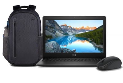 Photo of Dell Inspiron 3580 Core i7-8565u 15.6" Notebook Backpack Mouse - Black