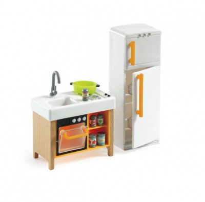 Photo of Djeco Dollhouse - Compact Kitchen