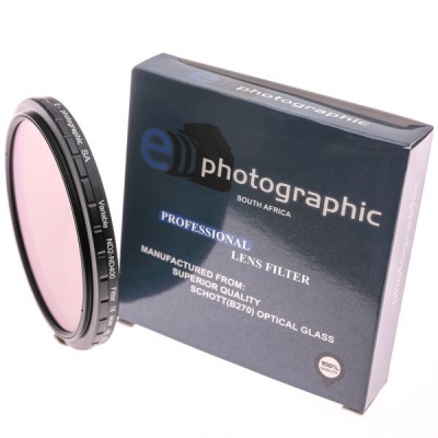 Photo of E-Photographic 62mm multicoated HDND2-ND400 CPL & UV Filter Kit