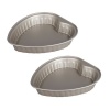 Berlinger Haus 2 Pieces 27cm Heart Shape Baking Tray - Bronze Pastry Cook Photo