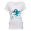 Unicorns and Mermaids - Ladies - T-Shirt - White Photo