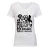 Be Yourself.. Mermaid - Ladies - T-Shirt - White Photo