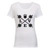 L.O.V.E Gym - Ladies - T-Shirt - White Photo