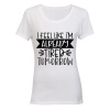 Already Tired Tomorrow - Ladies - T-Shirt - White Photo