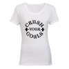 Crush Your Goals - Ladies - T-Shirt - White Photo