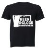 It's Beer O'Clock Somewhere - Adults - T-Shirt - Black Photo