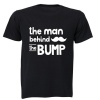 The Man Behind the Bump! - Adults - T-Shirt - Black Photo