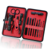 15 Piece Men's Grooming Kit - Black & Red Photo