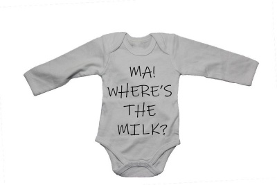 Photo of Ma - Where's the Milk? - Baby Grow