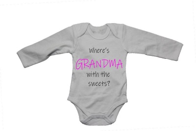 Photo of Where's Grandma with the Sweets? - Baby Grow