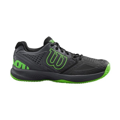 Photo of Wilson Men's KAOS Comp 2.0 Tennis Shoes - Black/Green