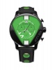 TSIKOLIA SEVEN Limited Edition Swiss Made Men's Leather Watch - Acid Green Photo