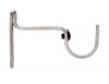 Decor Depot 25 mm Curtain Steel Rod Metal Bracket Brushed Silver Photo