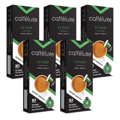 Photo of Caffeluxe Nespresso Compatible 50 Capsules Bulk Lungo Dark Roast
