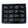 Metal Disentanglement Puzzles Brain Intelligence Buckle Set - Set of 16 Photo