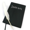 Death Note Replica Notebook with Soundtrack & Feather Pen Photo