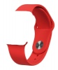 Apple Silicon Strap for Watch - Red Cellphone Cellphone Photo