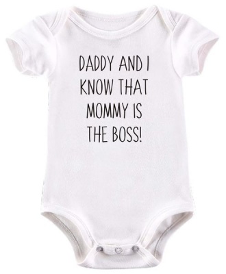 Photo of BTSN - Daddy & I know mommy is boss -baby grow