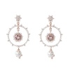 Civetta Spark Sunshine Earring - Swarovski Vintage Rose Crystal-Rosegold Photo
