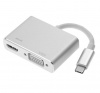 USB-C/M to HDMI/F VGA/F Adapter Cable Photo