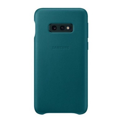 Samsung Galaxy S10e Leather Cover Green