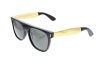 SUPER NIM Sunglasses Flat Top Francis Black Gold Photo