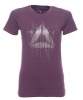 Reebok Women's One Series El Motion Dot S/S T-Shirt - Violet Photo