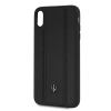 Maserati - Granlusso Crafted Hard Case for iPhone XS MAX - Black Photo