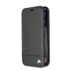 BMW - Signature Logo Imprint Booktype Case for iPhone X - Black Photo