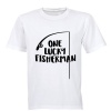One Lucky Fisherman - T-Shirt - White Photo