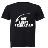 One Lucky Fisherman - T-Shirt - Black Photo