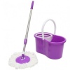 360 Rotating Mop with Bucket - Purple Photo