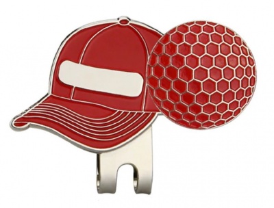 Photo of Red Cap Hat Clip