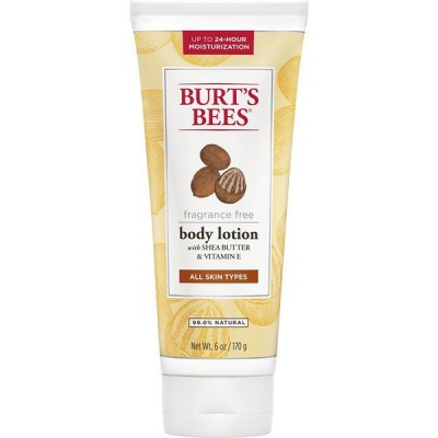 Photo of Burt's Bees Body Lotion - Fragrance Free Shea Butter & Vitamin E 170G