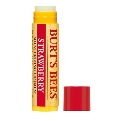 Photo of Burt's Bees Strawberry Lip Balm Tube - Blister 0.15 Oz