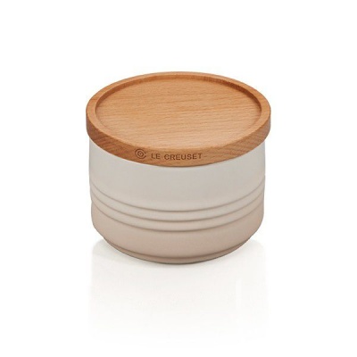 Photo of Le Creuset Small Storage Jar with Wooden Lid - 10cm