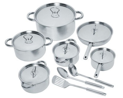 Photo of 15 Piece Stainless Steel Cookware Set