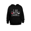 I Go Both Ways! - Hoodie - Black Photo