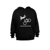 I Do My Own Stunts - Cycling! - Hoodie - Black Photo