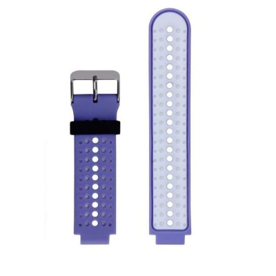Photo of Generic Purple and White GARMIN FORERUNNER 220/230/235/620/630/735 SILICONE STRAP