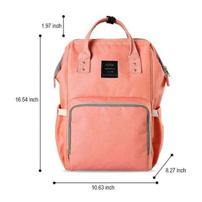 Photo of Mummy Bag Multi-Function Waterproof Travel Backpack - Pink
