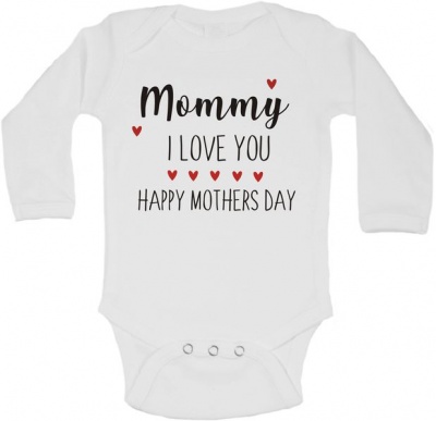 Photo of BTSN - Mommy I love you happy mothers day baby grow - L