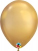 11" Latex Rnd Chrome Gold 100CTP Photo