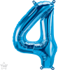 16" Foil Number 4 Blue 1CTP Photo