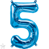 16" Foil Number 5 Blue 1CTP Photo