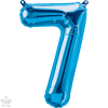 16" Foil Number 7 Blue 1CTP Photo