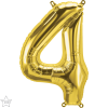 16" Foil Number 4 Gold 1CTP Photo